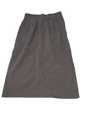 Spiegel Gray Straight Midi Skirt